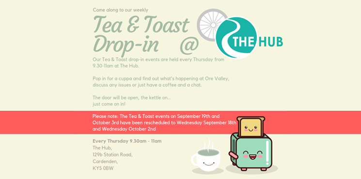Tea & Toast Drop-in at The Hub