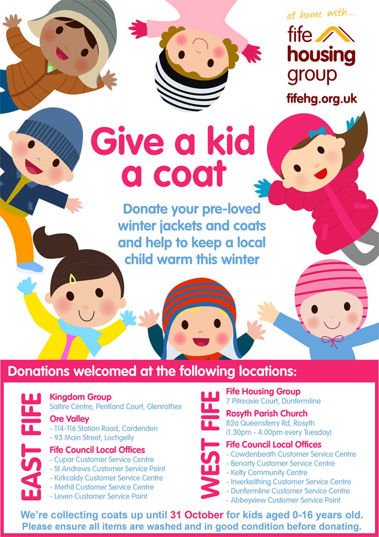 Give a kid a coat - All locations