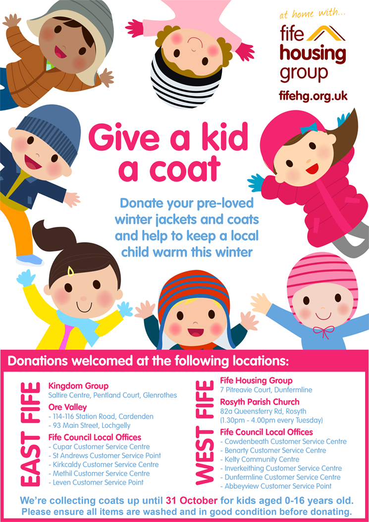 Give a kid a coat - All locations