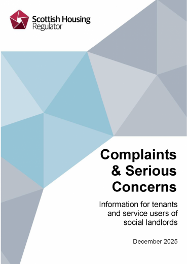 Complaints And Serious Concerns Information For Tenants And Service Users December 2025 Page 1